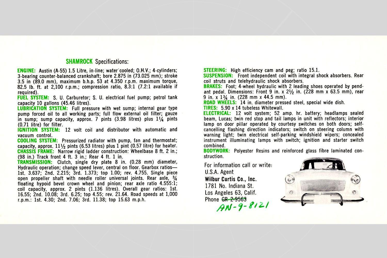 Shamrock brochure Pic: magiccarpics.co.uk | Shamrock brochure