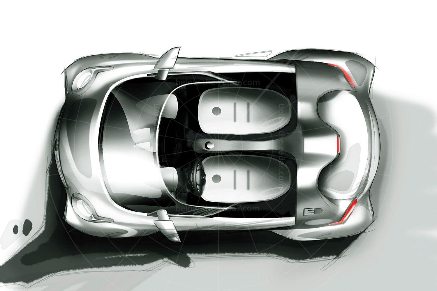 Smart ForSpeed concept design sketch Pic: Smart | Smart ForSpeed concept design sketch
