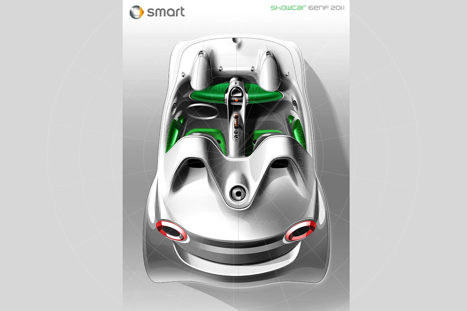 Smart ForSpeed concept design sketch Pic: Smart | Smart ForSpeed concept design sketch
