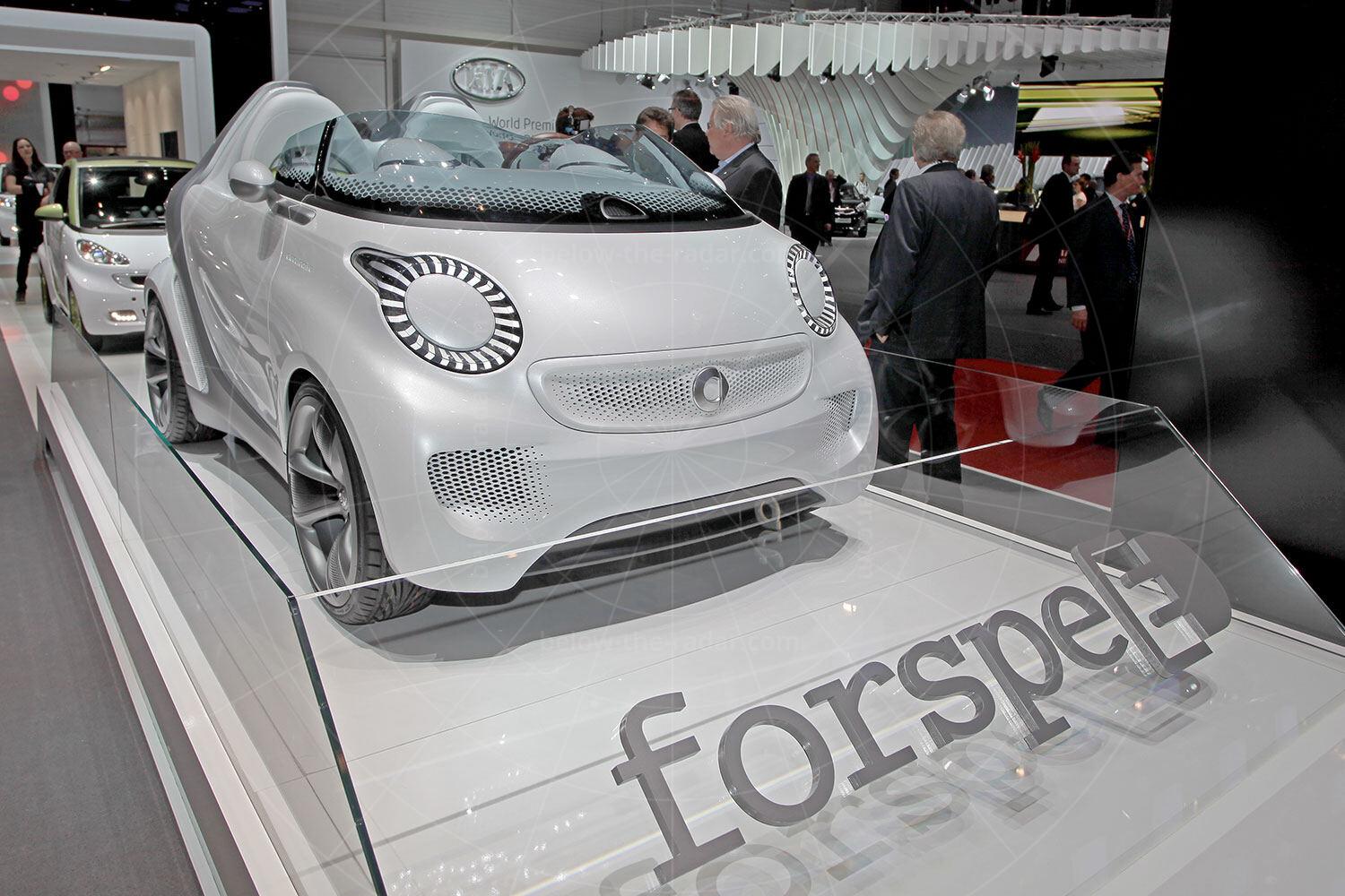 Smart ForSpeed concept at the 2011 Geneva motor show Pic: Smart | Smart ForSpeed concept at the 2011 Geneva motor show