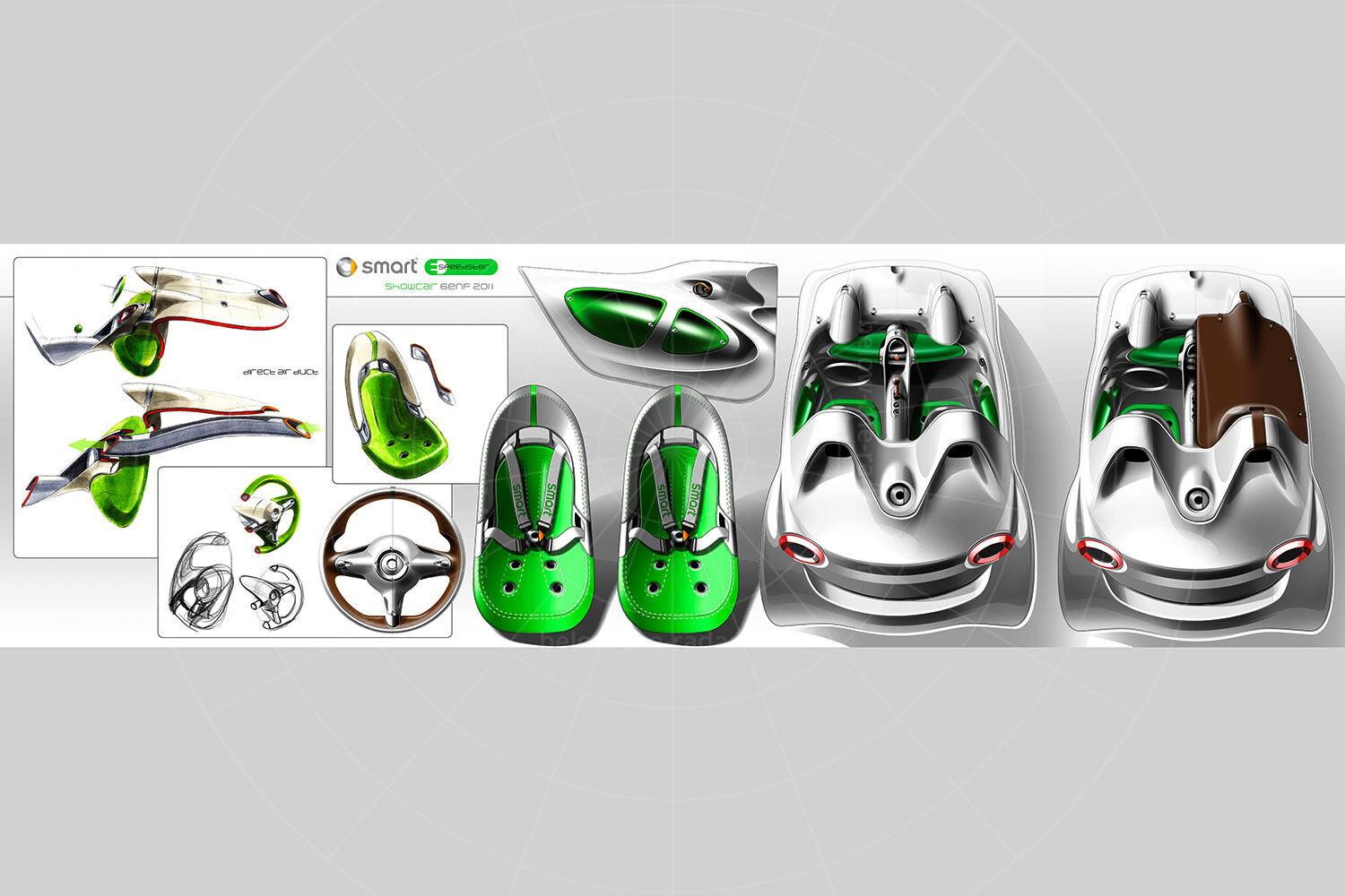 Smart ForSpeed concept Pic: Smart | Smart ForSpeed concept design sketch