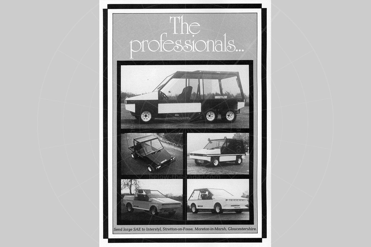 Towns Hustler 1982 advert Pic: magiccarpics.co.uk | Towns Hustler 1982 advert