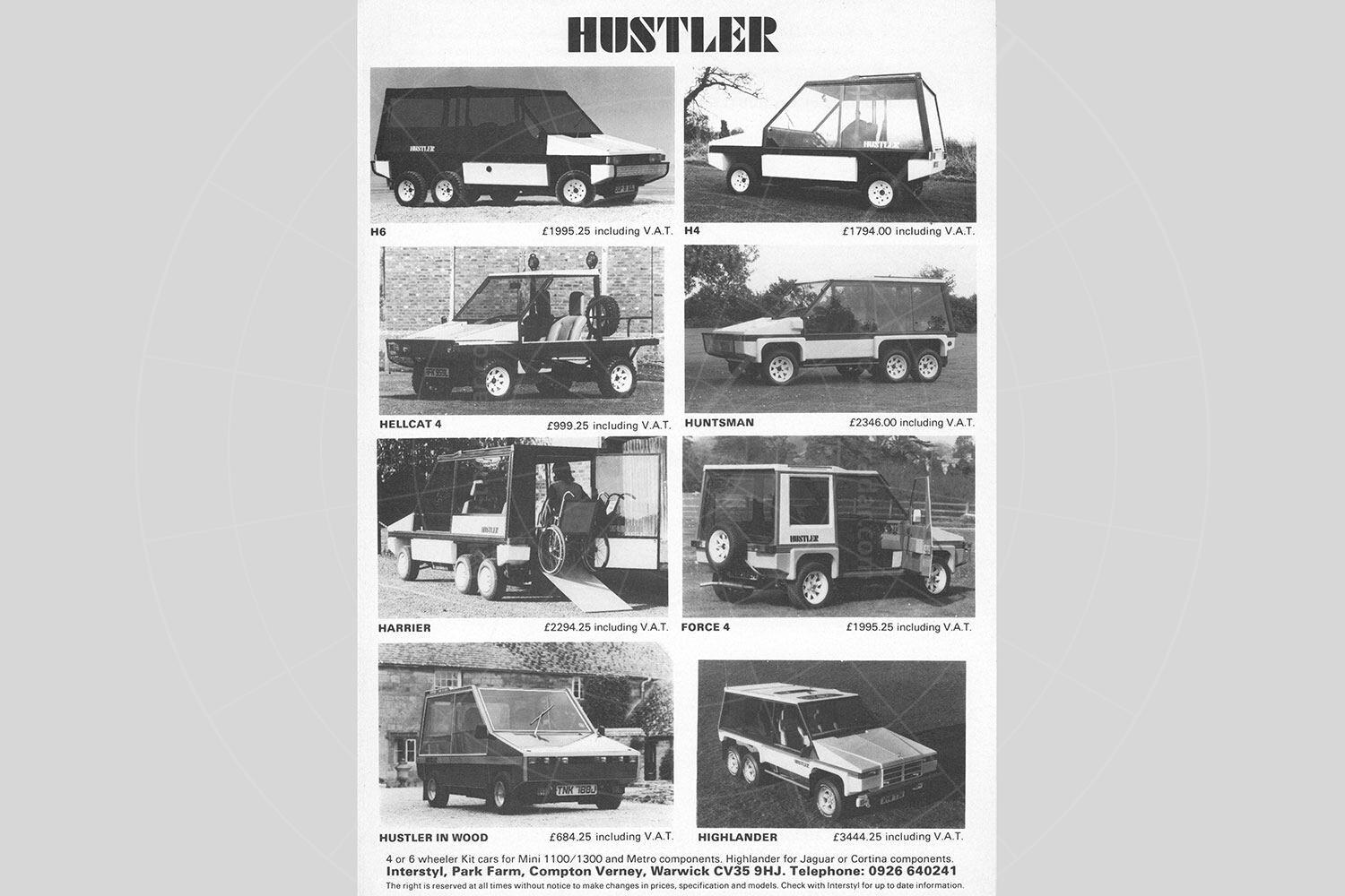 Towns Hustler sales leaflet Pic: magiccarpics.co.uk | Towns Hustler sales leaflet