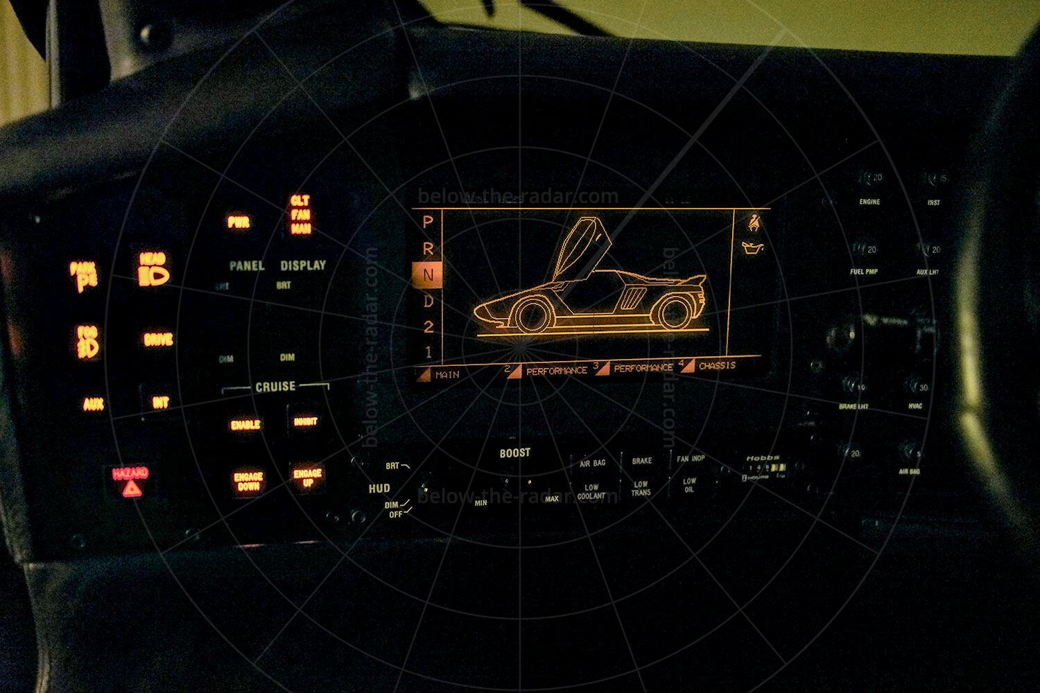 Vector W8 dashboard Pic: RM Sotheby's | Vector W8 dashboard