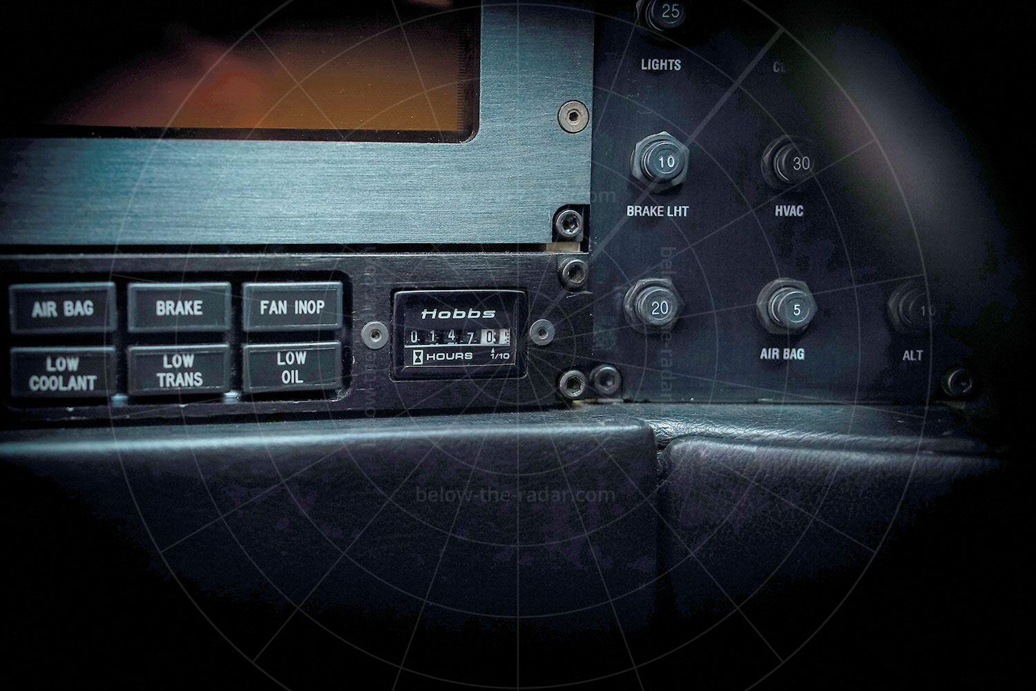 Vector W8 Pic: RM Sotheby's | Vector W8 dashboard