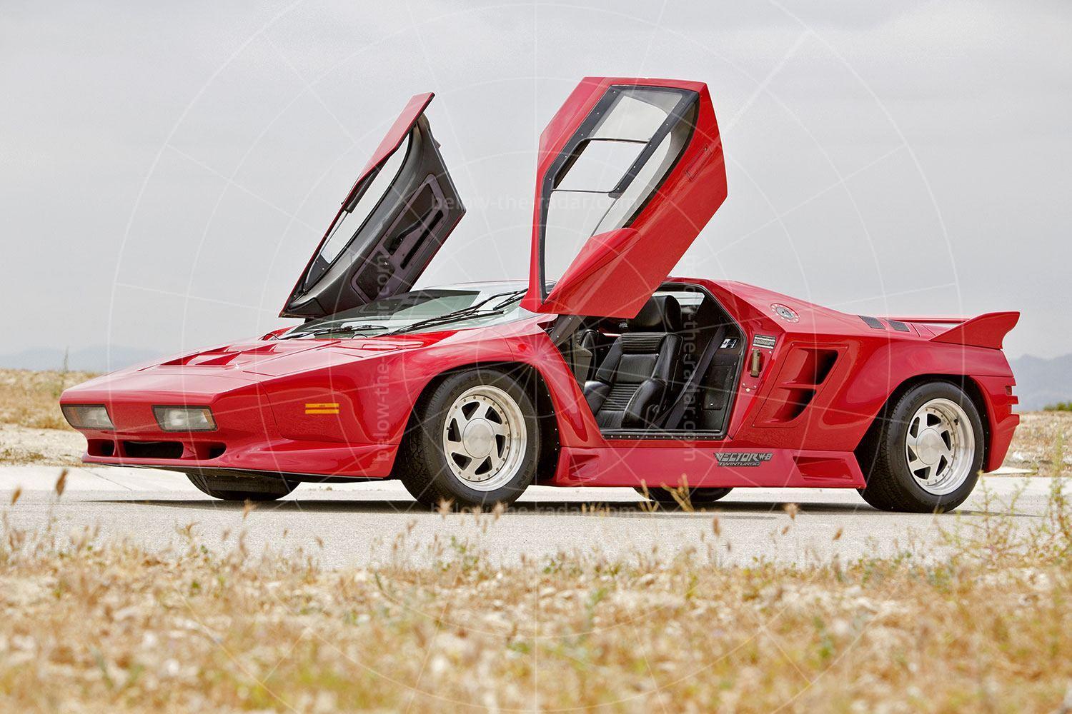 The story of the Vector W8 supercar on Below The Radar