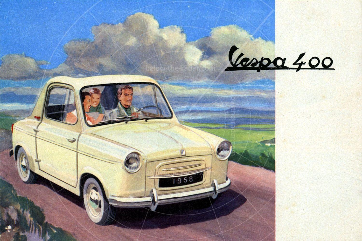 Vespa 400 brochure