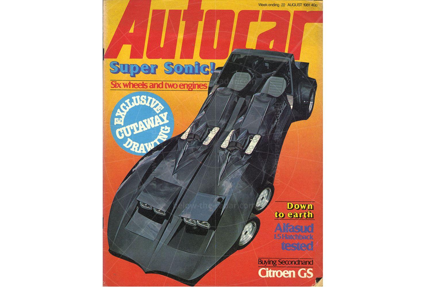 Wolfrace Sonic on the front cover of Autocar Pic: magiccarpics.co.uk | Wolfrace Sonic on the front cover of Autocar