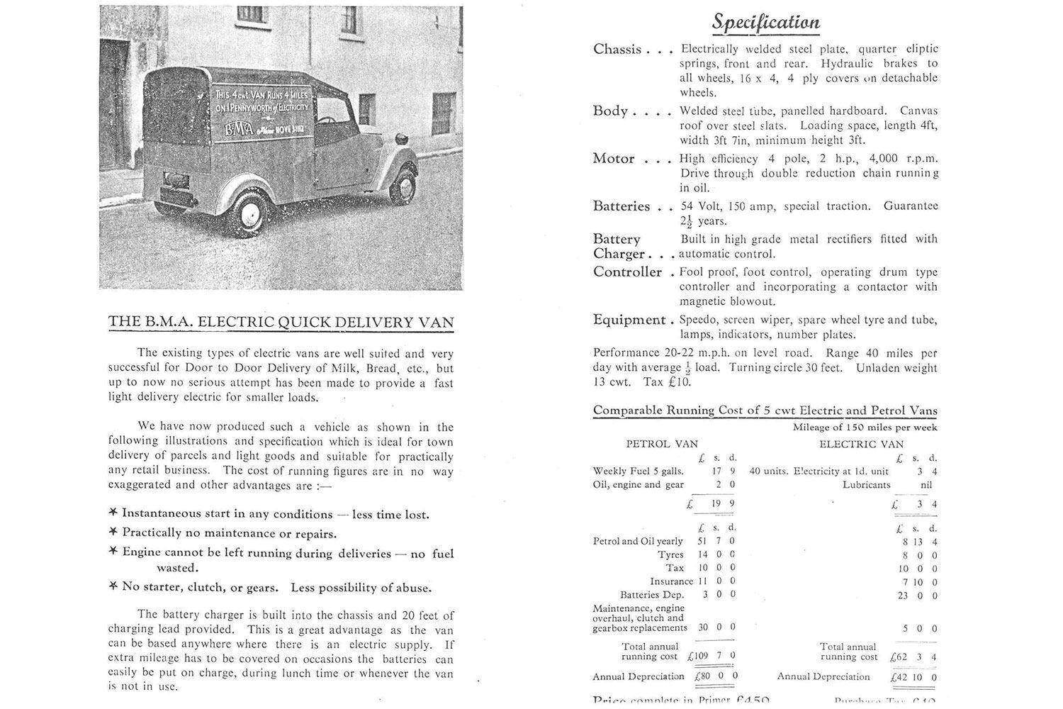 BMA Hazelvan brochure Pic: hazelcar.co.uk | BMA Hazelvan brochure