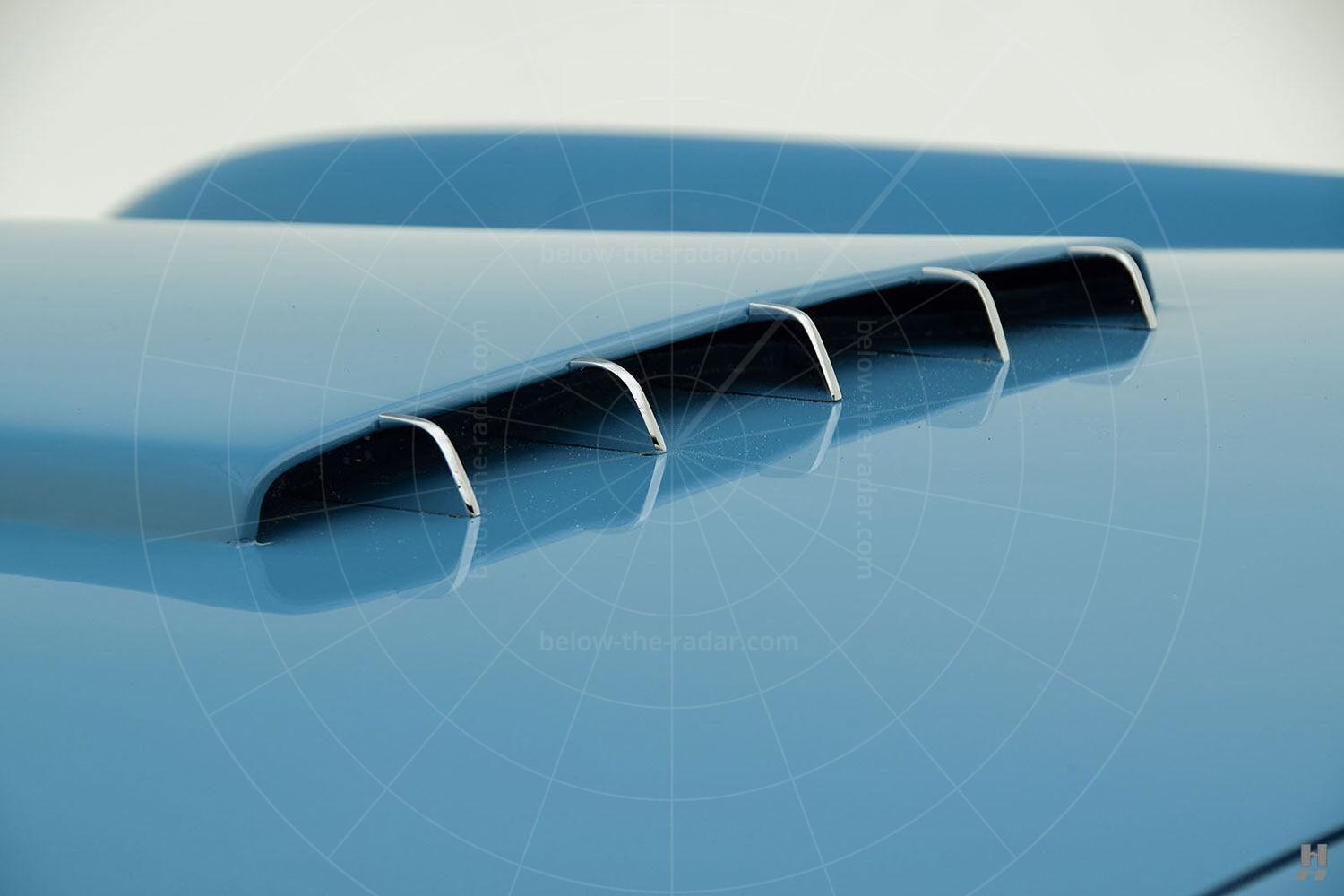 Chrysler Ghia special coupé bonnet scoop Pic: Hyman Ltd | Chrysler Ghia special coupé bonnet scoop