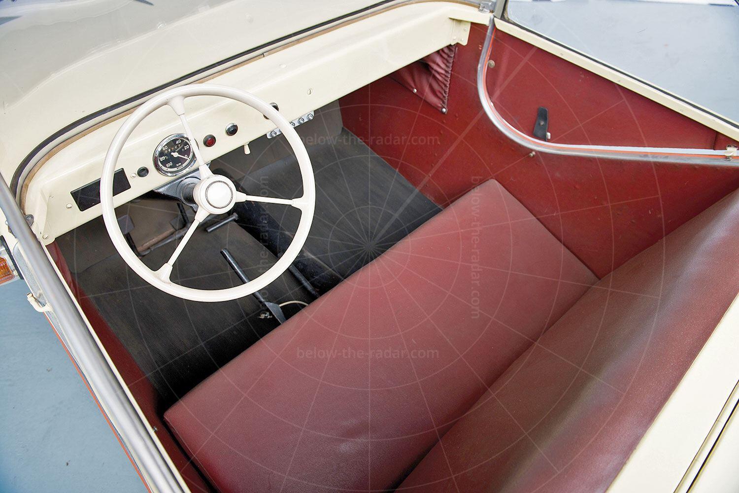 Daus microcar prototype interior Pic: RM Sotheby's | Daus microcar prototype interior