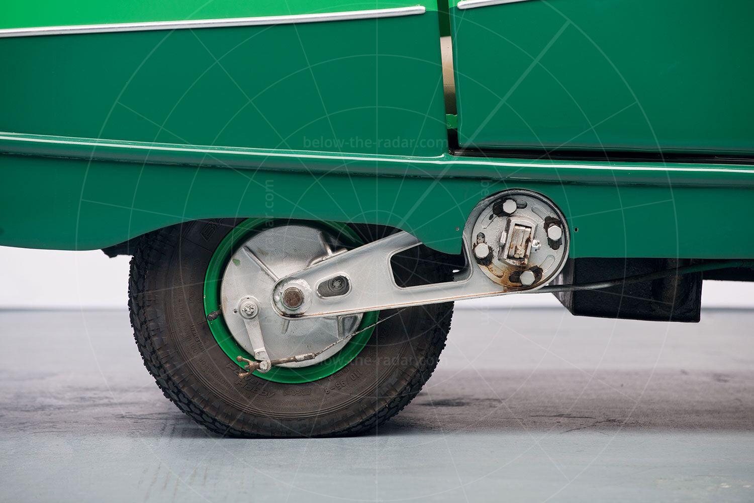 David three-wheeler rear suspension Pic: RM Sotheby's | David three-wheeler rear suspension