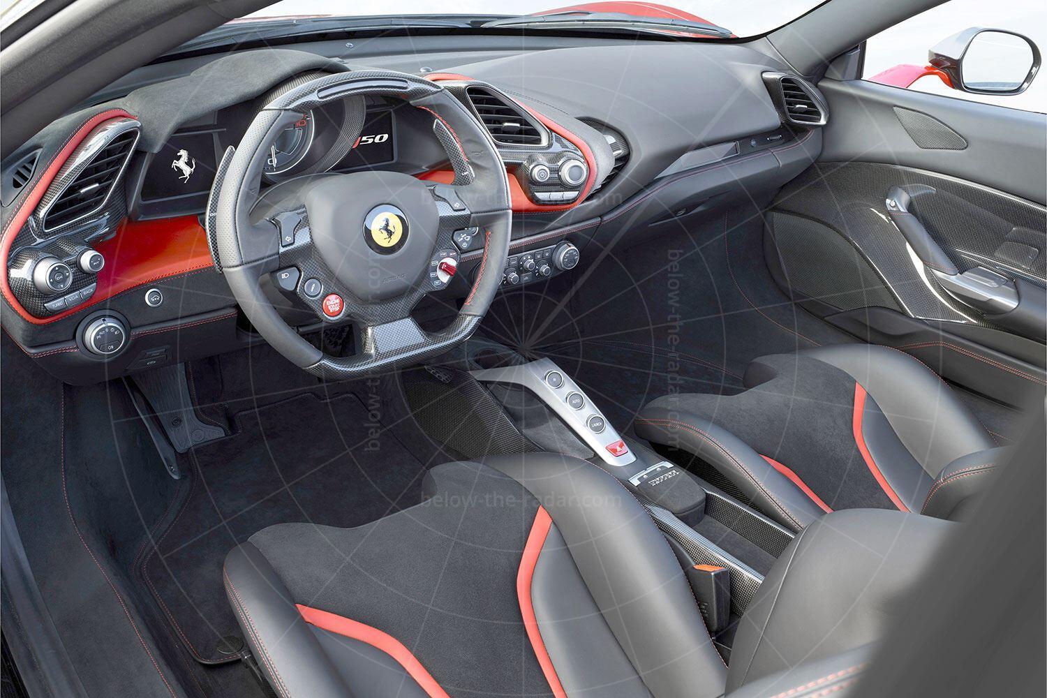 Ferrari J50 interior Pic: Ferrari | Ferrari J50 interior