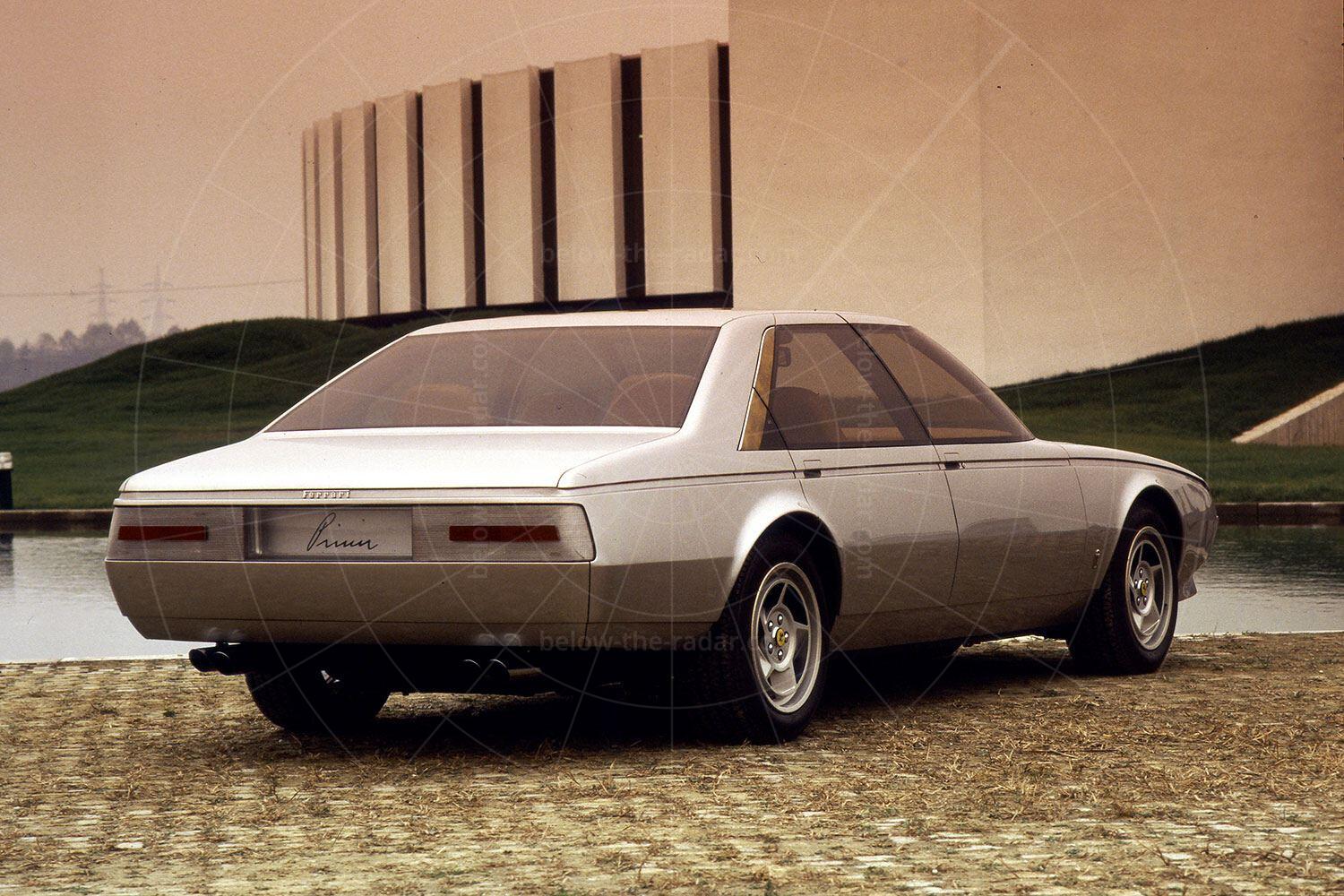 The Ferrari Pinin pictured in 1980 Pic: magiccarpics.co.uk | The Ferrari Pinin pictured in 1980