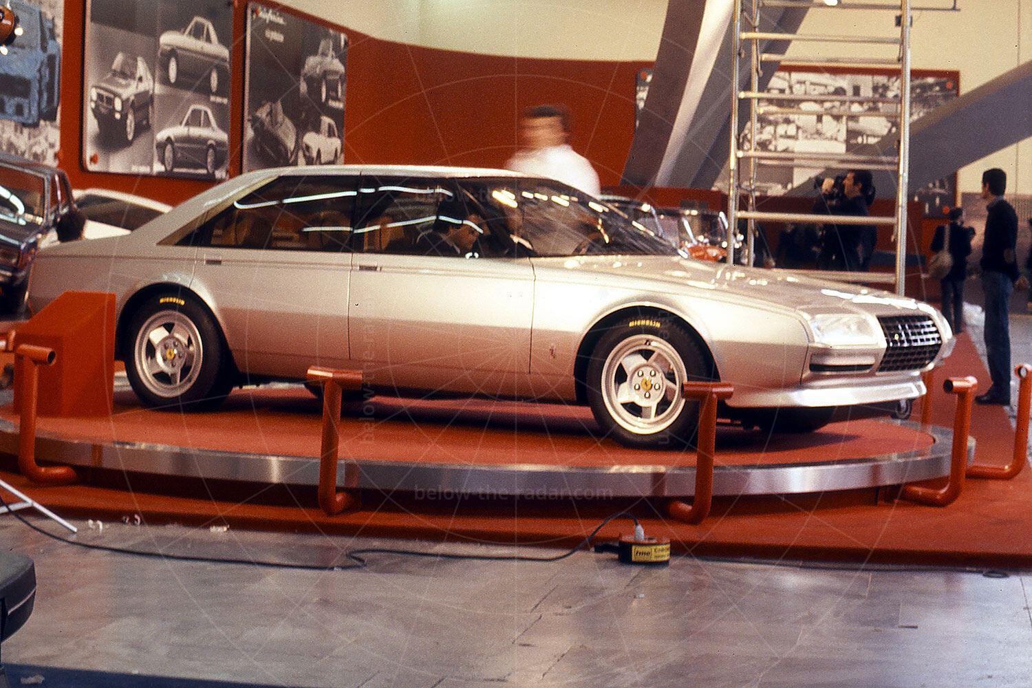 The Ferrari Pinin at the 1980 Turin Salon Pic: magiccarpics.co.uk | The Ferrari Pinin at the 1980 Turin Salon