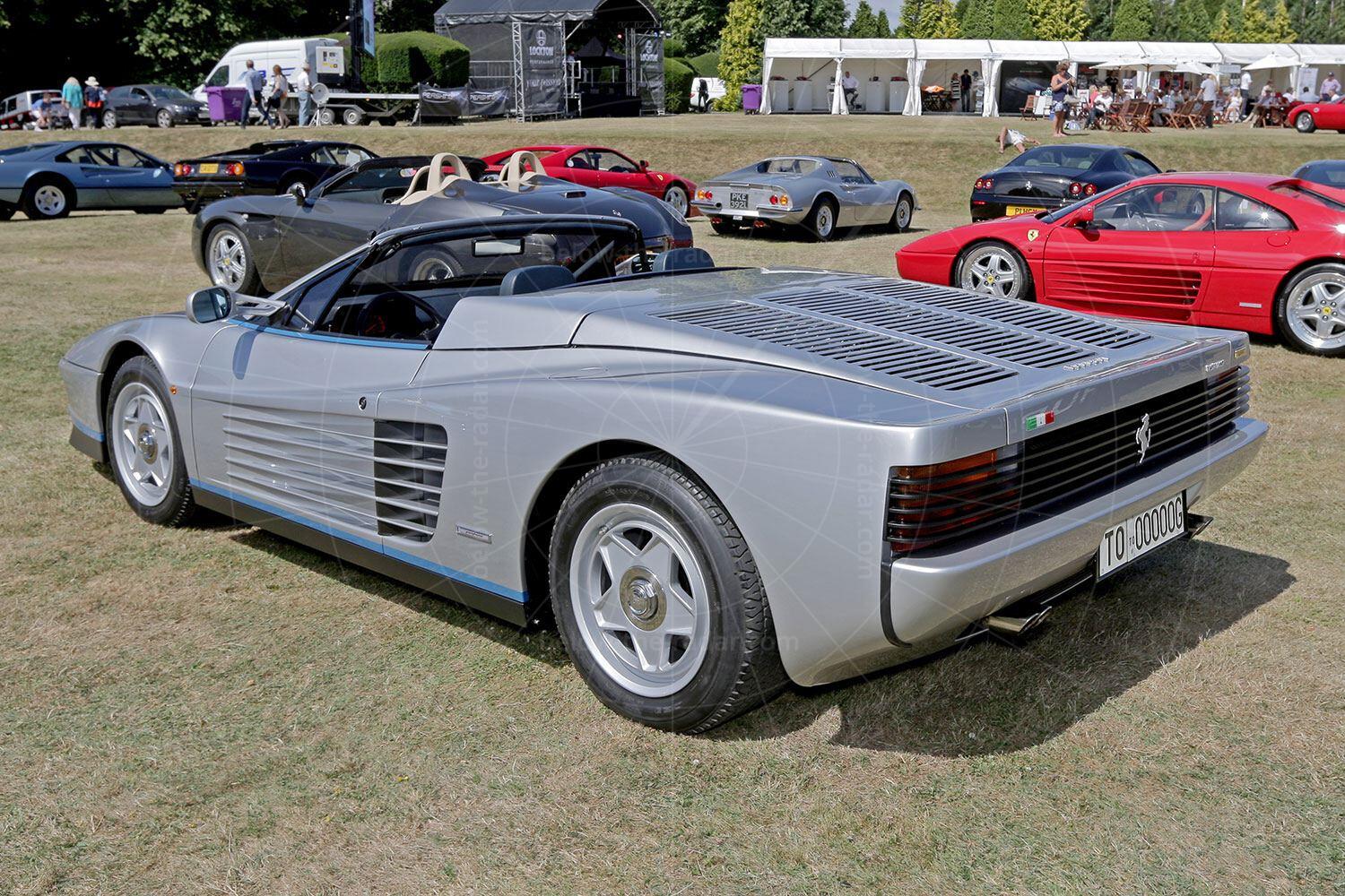 Ferrari Testarossa Spider at the Ferrari Owners' Club concours Pic: magiccarpics.co.uk | Ferrari Testarossa Spider at the Ferrari Owners' Club concours