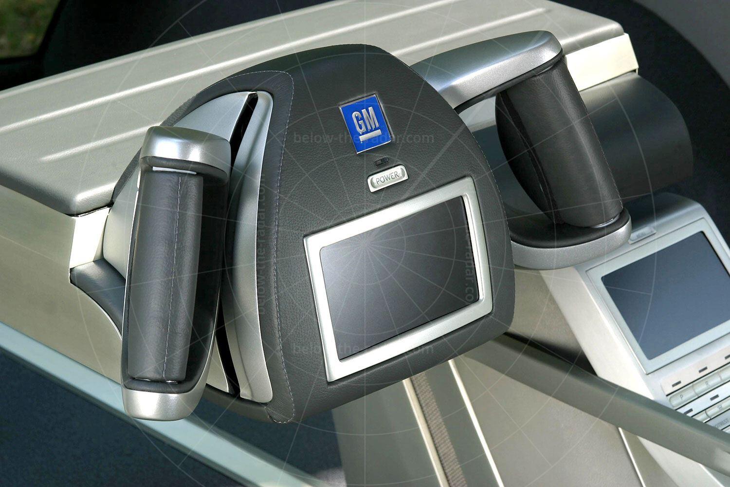 GM Hy-Wire steering 'wheel' Pic: General Motors | GM Hy-Wire steering 'wheel'