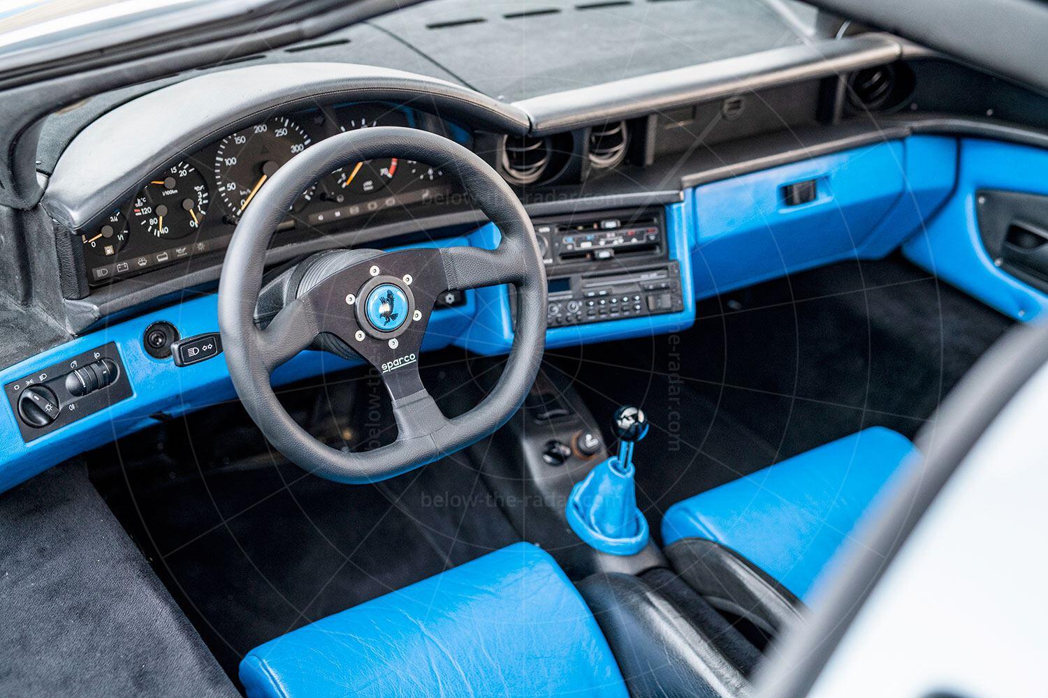Isdera Commendatore 112i dashboard Pic: RM Sotheby's | Isdera Commendatore 112i dashboard
