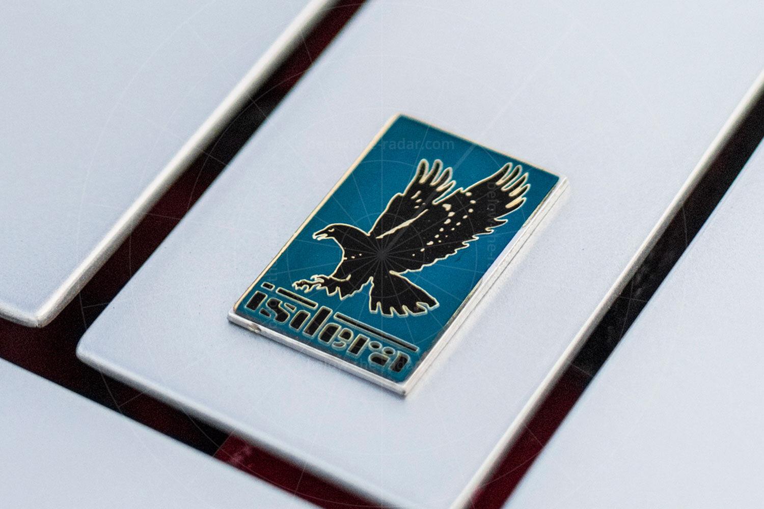 Isdera Commendatore 112i badge Pic: RM Sotheby's | Isdera Commendatore 112i badge