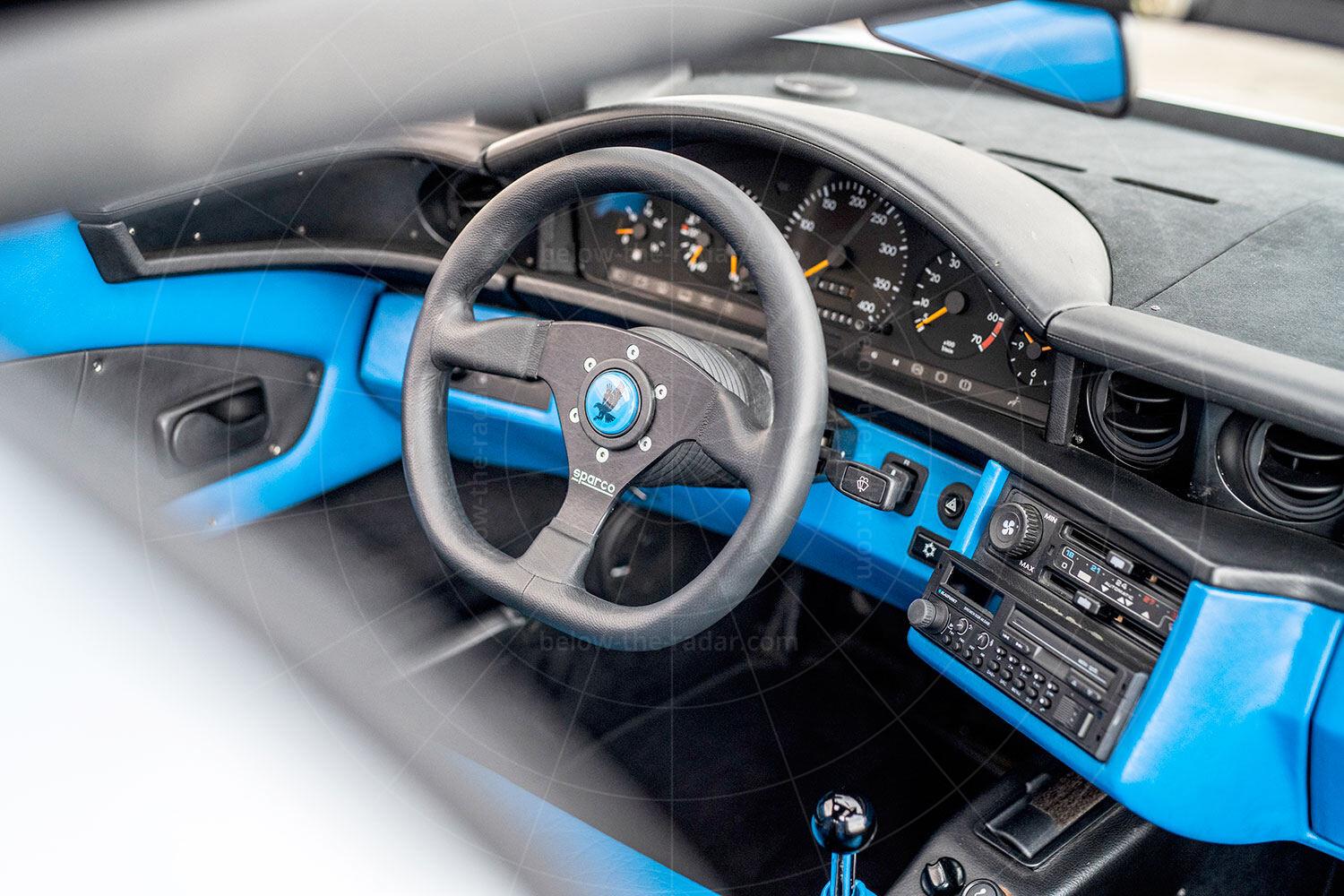 Isdera Commendatore 112i dashboard Pic: RM Sotheby's | Isdera Commendatore 112i dashboard