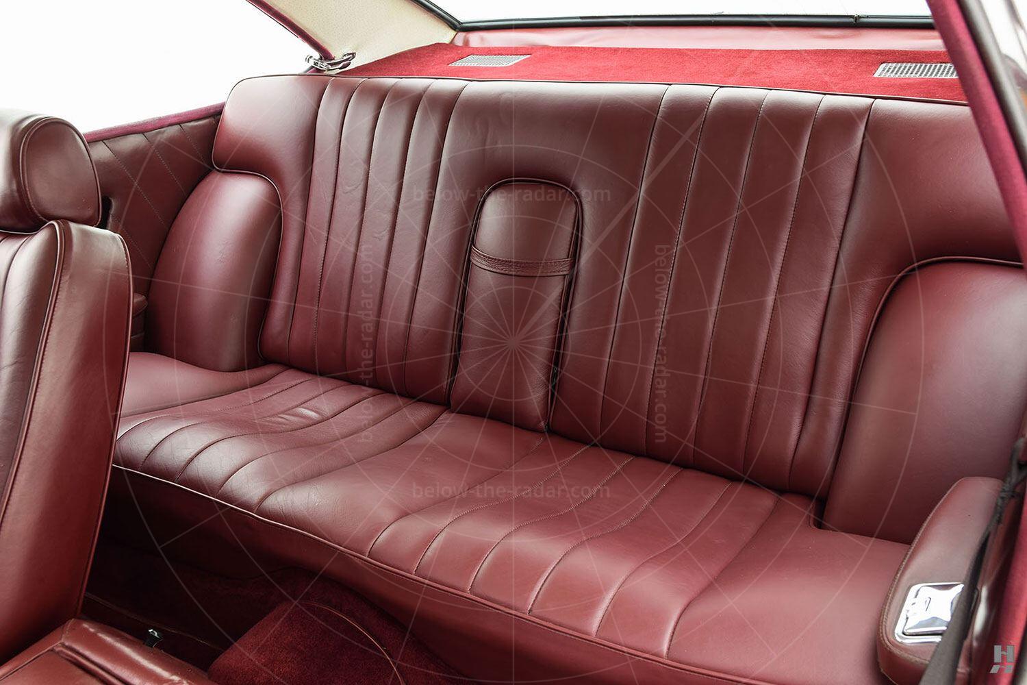 Iso Lele rear seats Pic: Hyman Ltd | Iso Lele rear seats