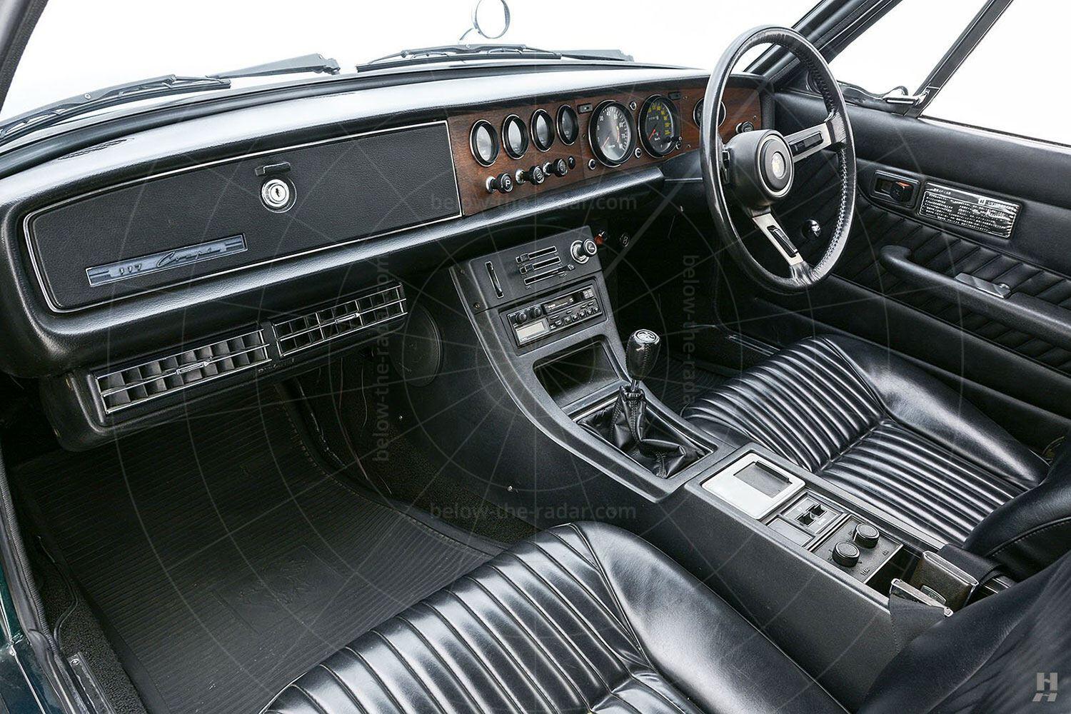 Isuzu 117 Coupé Pic: Hyman Ltd | Isuzu 117 Coupé interior