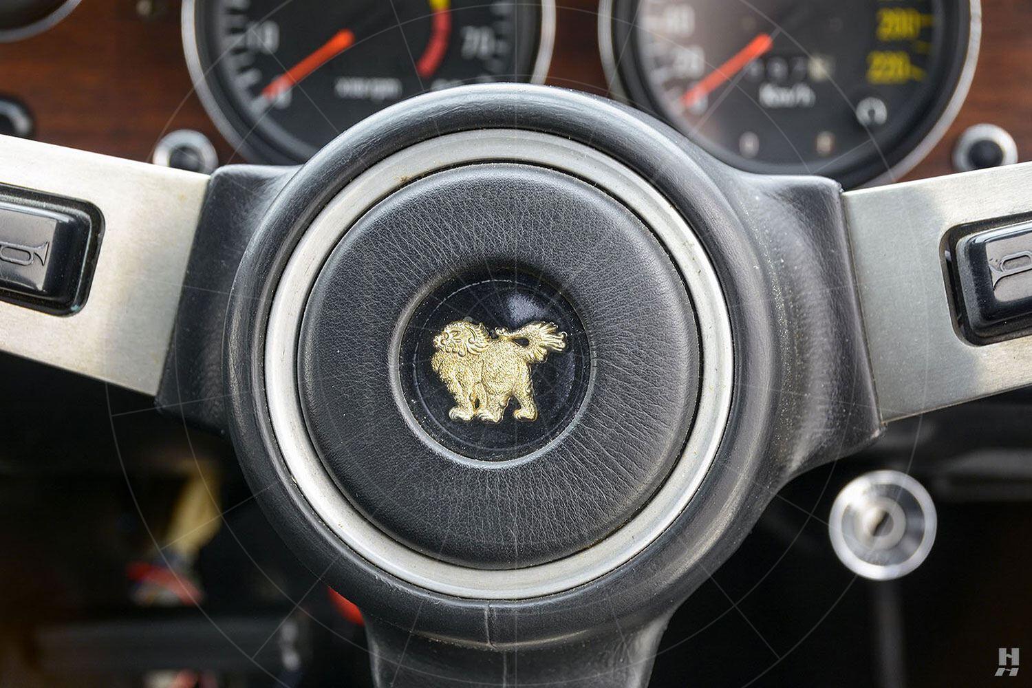 Isuzu 117 Coupé steering wheel Pic: Hyman Ltd | Isuzu 117 Coupé steering wheel