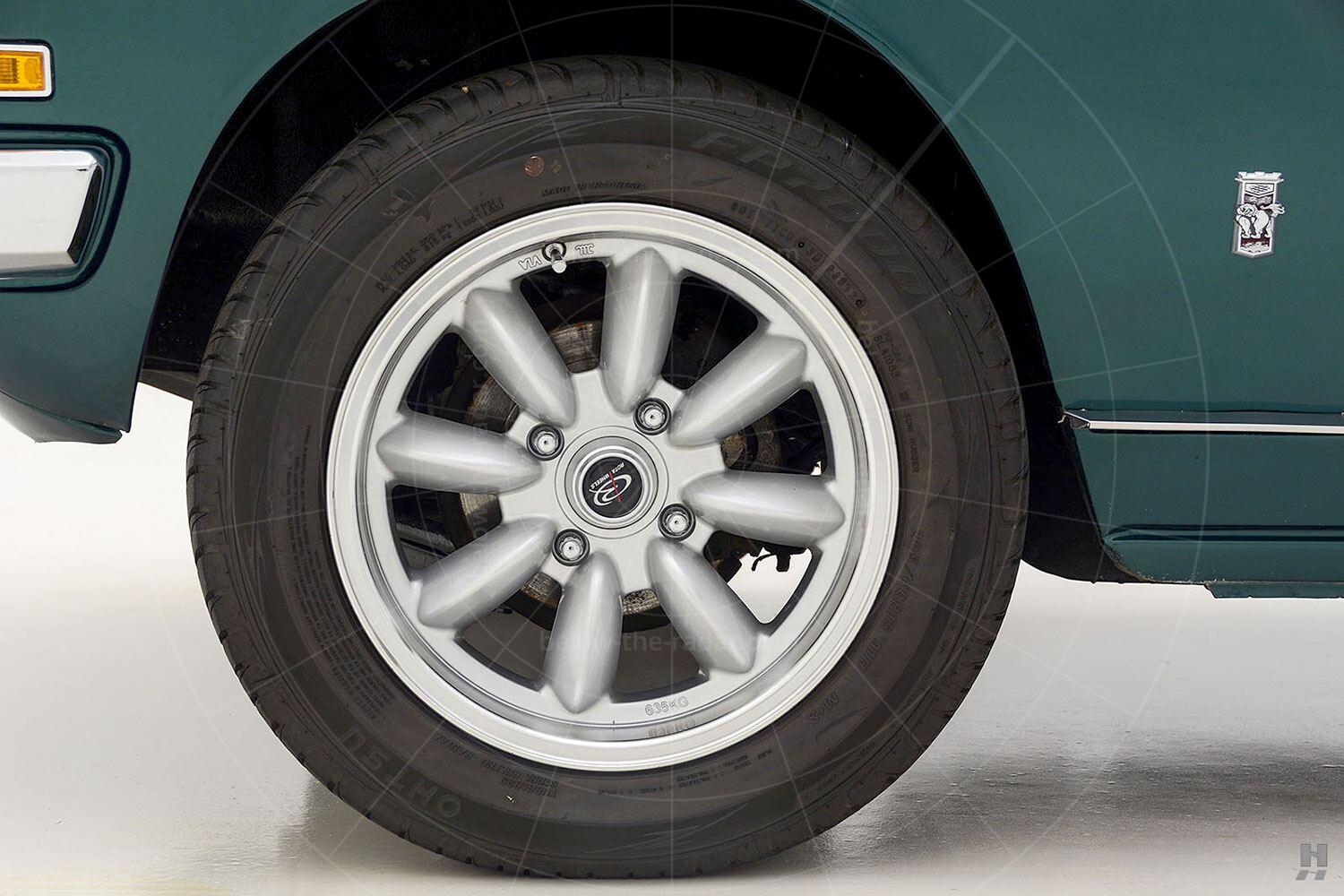 Isuzu 117 Coupé front wheel Pic: Hyman Ltd | Isuzu 117 Coupé front wheel