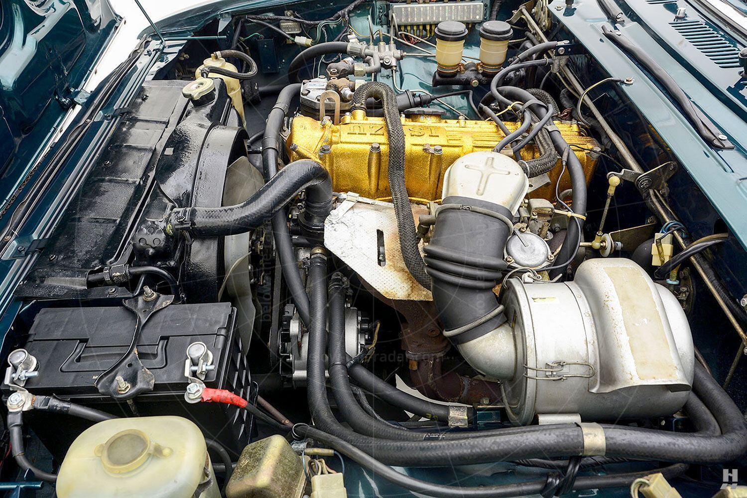 Isuzu 117 Coupé engine bay Pic: Hyman Ltd | Isuzu 117 Coupé engine bay