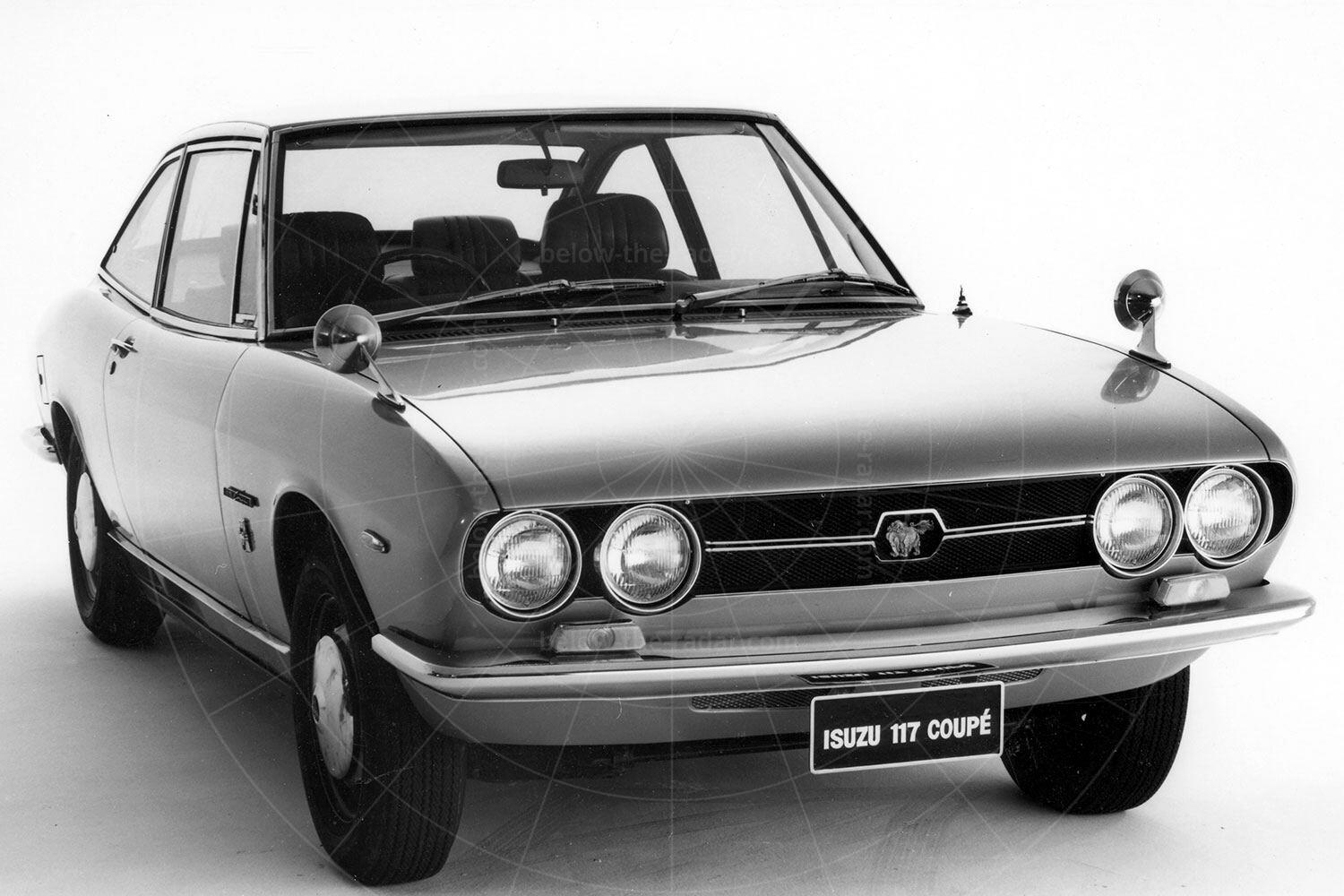 Isuzu 117 Coupé publicity shot Pic: magiccarpics.co.uk | Isuzu 117 Coupé publicity shot