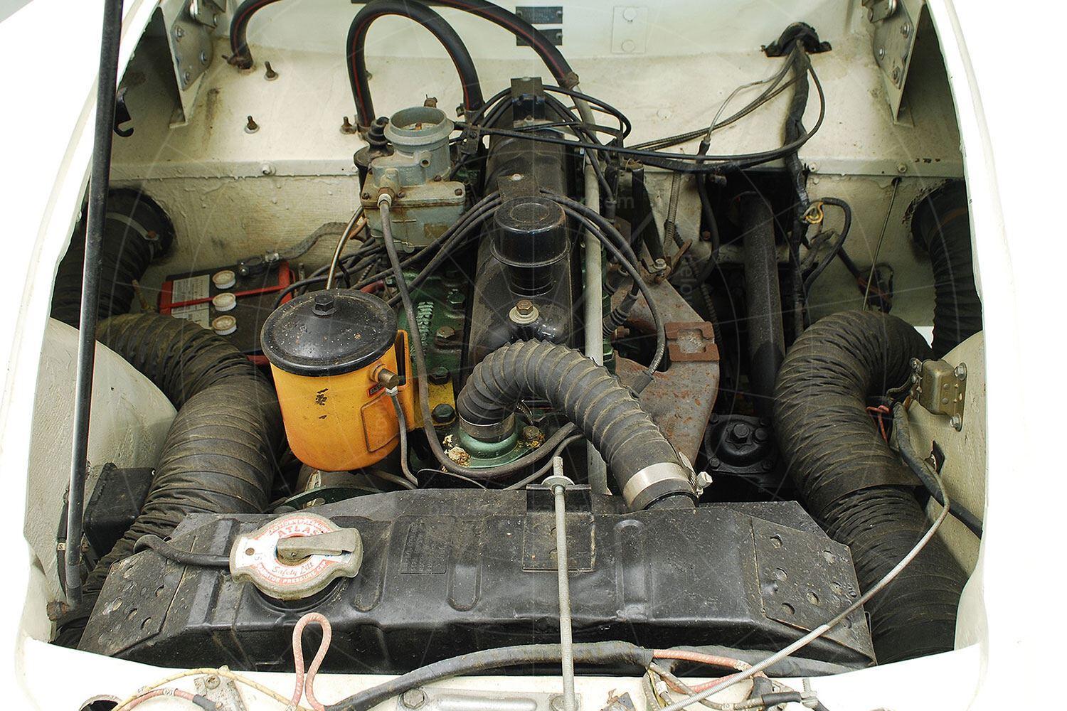 Kaiser Darrin 161 chassis #1 - engine bay Pic: Hyman Ltd | Kaiser Darrin 161 chassis #1 - engine bay