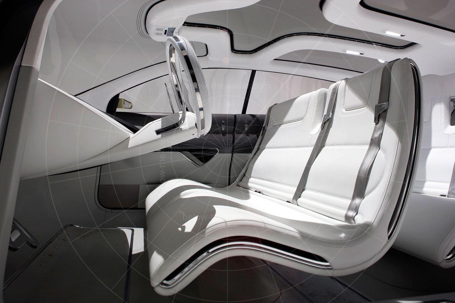 Lincoln C Concept front seat Pic: Lincoln | Lincoln C concept front seat