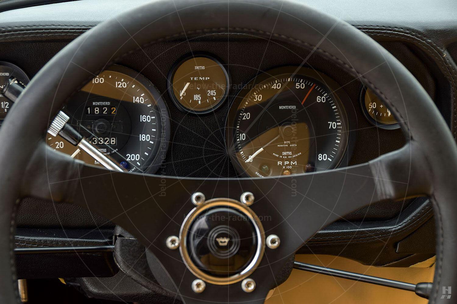 The Monteverdi High Speed 375/4 dashboard Pic: Hyman Ltd | The Monteverdi High Speed 375/4 dashboard