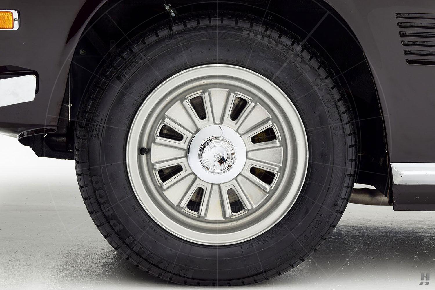 The Monteverdi High Speed 375/4 front wheel Pic: Hyman Ltd | The Monteverdi High Speed 375/4 front wheel