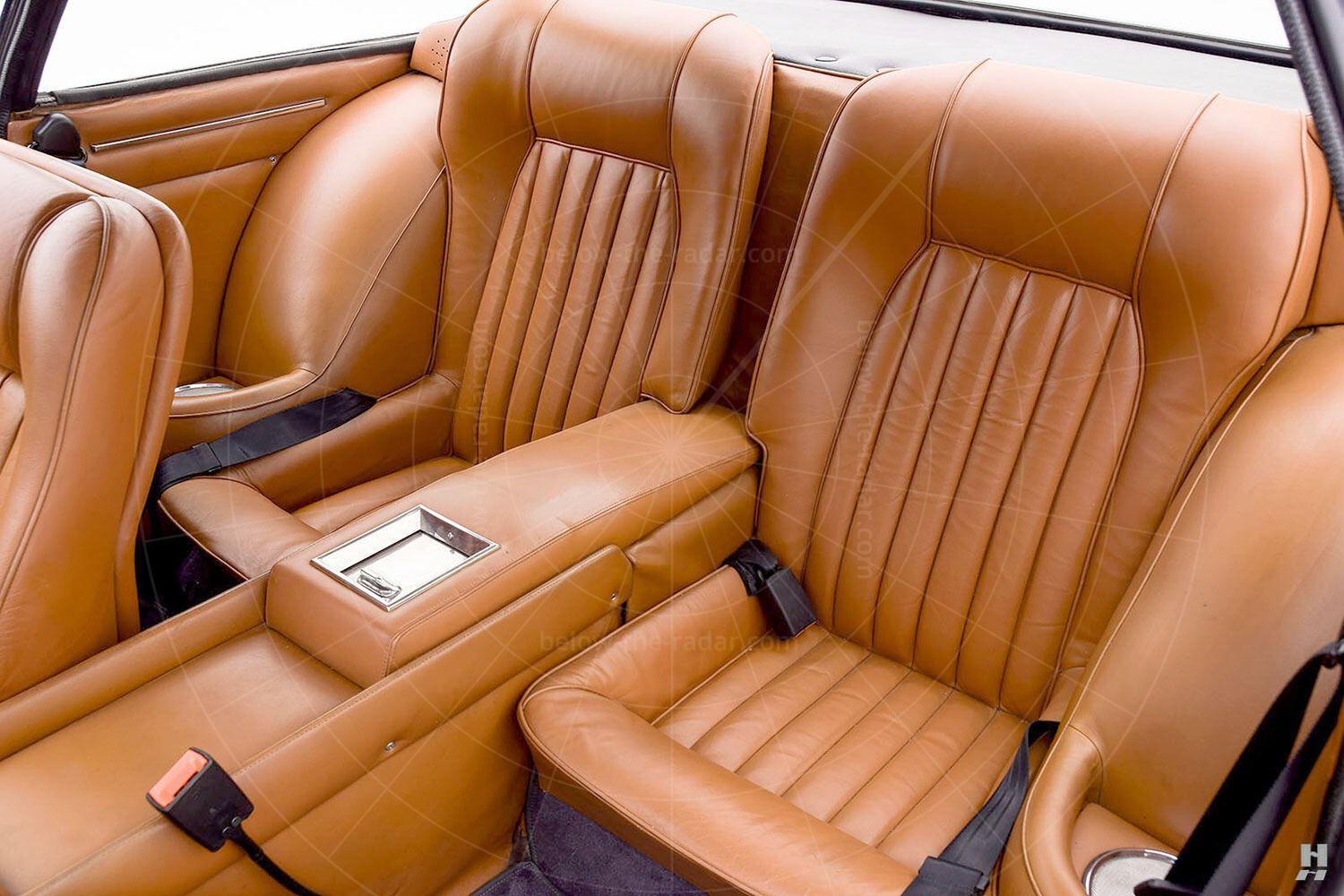 The Monteverdi High Speed 375 L rear seats Pic: Hyman Ltd | The Monteverdi High Speed 375 L rear seats
