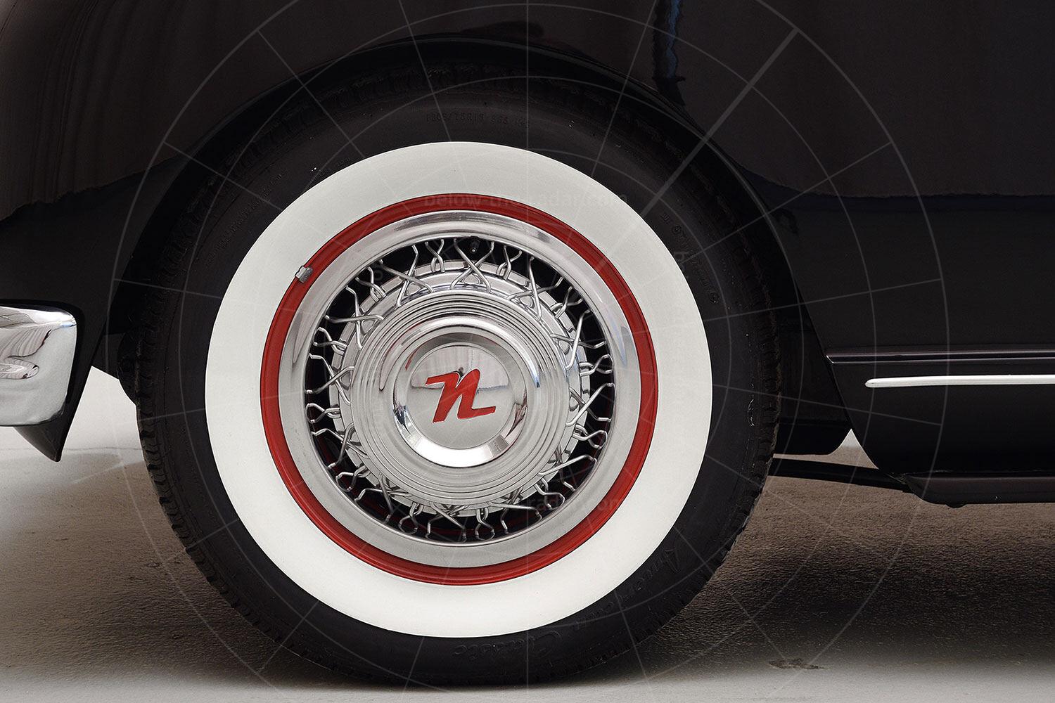 Nash-Healey Roadster front wheel Pic: Hyman Ltd | Nash-Healey Roadster front wheel