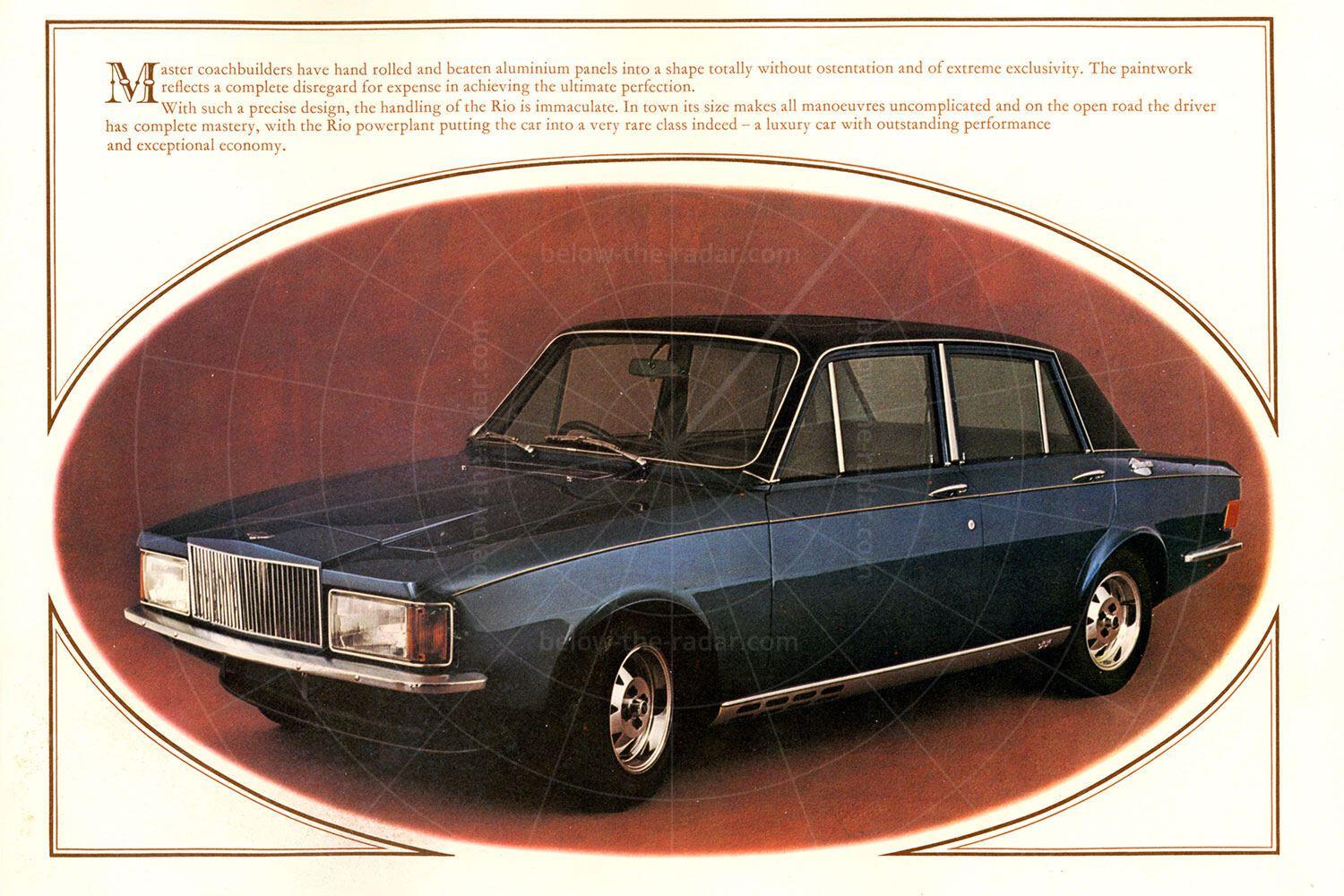 Panther Rio brochure Pic: magiccarpics.co.uk | Panther Rio brochure