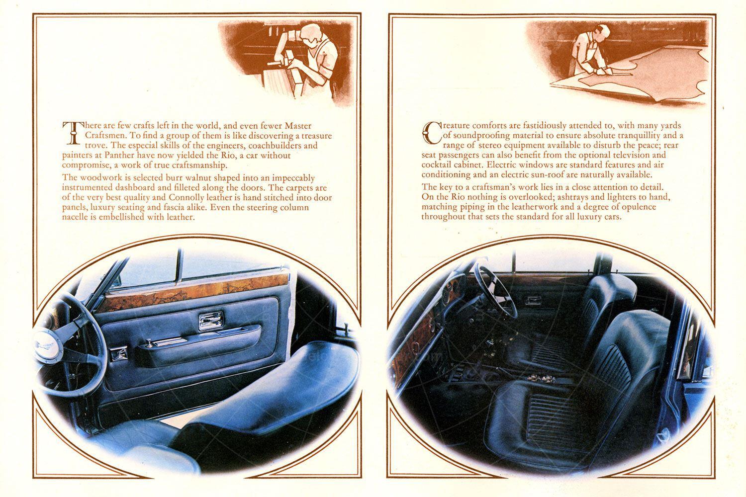 Panther Rio brochure Pic: magiccarpics.co.uk | Panther Rio brochure