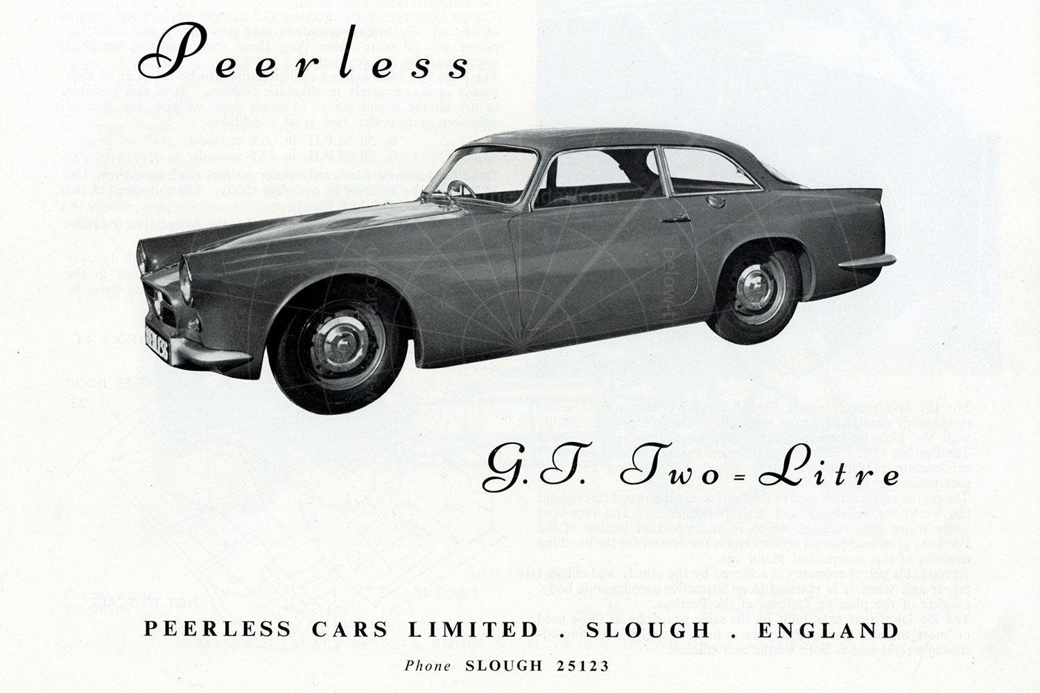Peerless GT brochure Pic: magiccarpics.co.uk | Peerless GT brochure