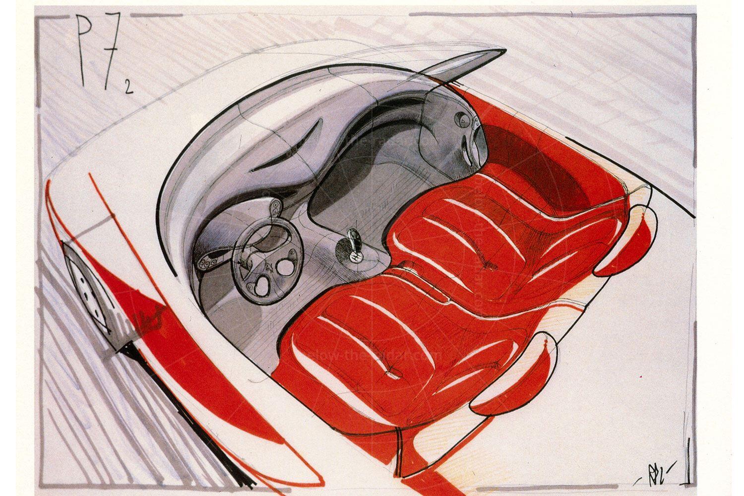 Pininfarina Mythos interior sketch Pic: magiccarpics.co.uk | Pininfarina Mythos interior sketch