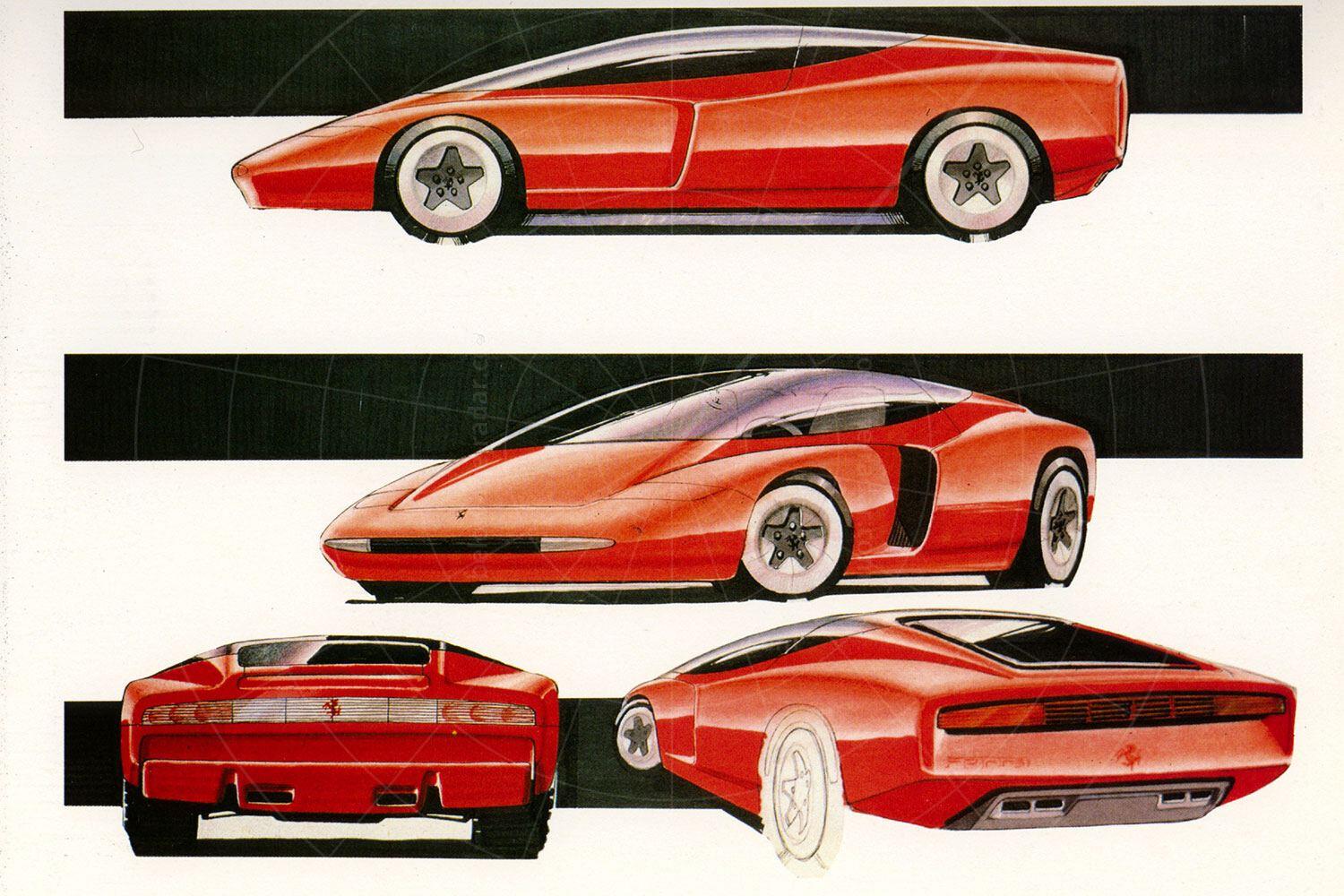 Pininfarina Mythos early sketches Pic: magiccarpics.co.uk | Pininfarina Mythos early sketches