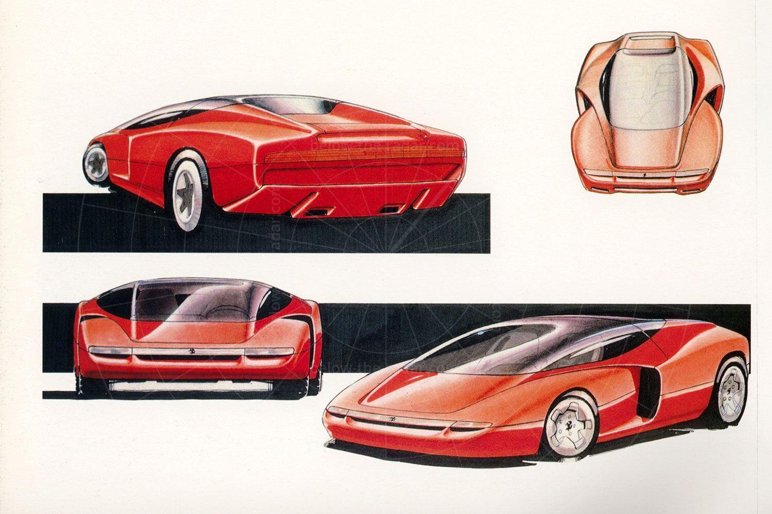 Pininfarina Mythos early sketches Pic: magiccarpics.co.uk | Pininfarina Mythos early sketches