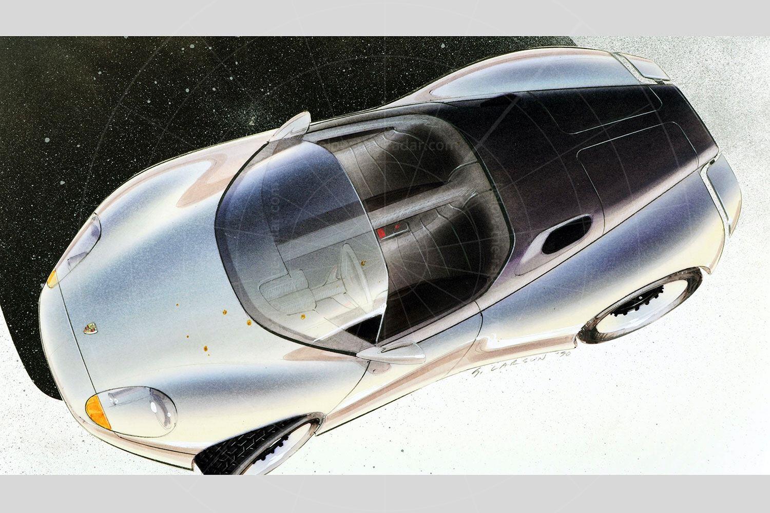 Porsche Boxster concept design sketch Pic: Porsche | Porsche Boxster concept design sketch