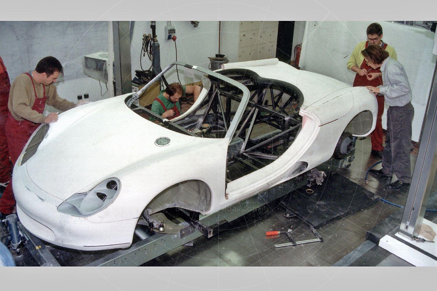 Porsche Boxster concept being built Pic: Porsche | Porsche Boxster concept being built