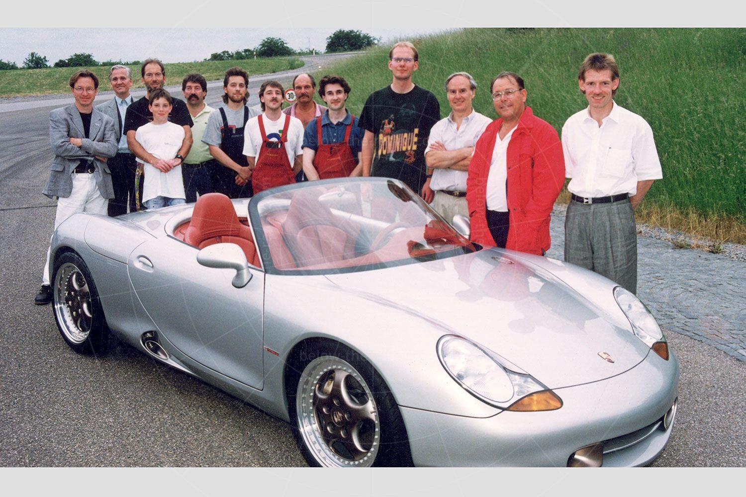 The engineering team behind the Porsche Boxster concept Pic: Porsche | The engineering team behind the Porsche Boxster concept