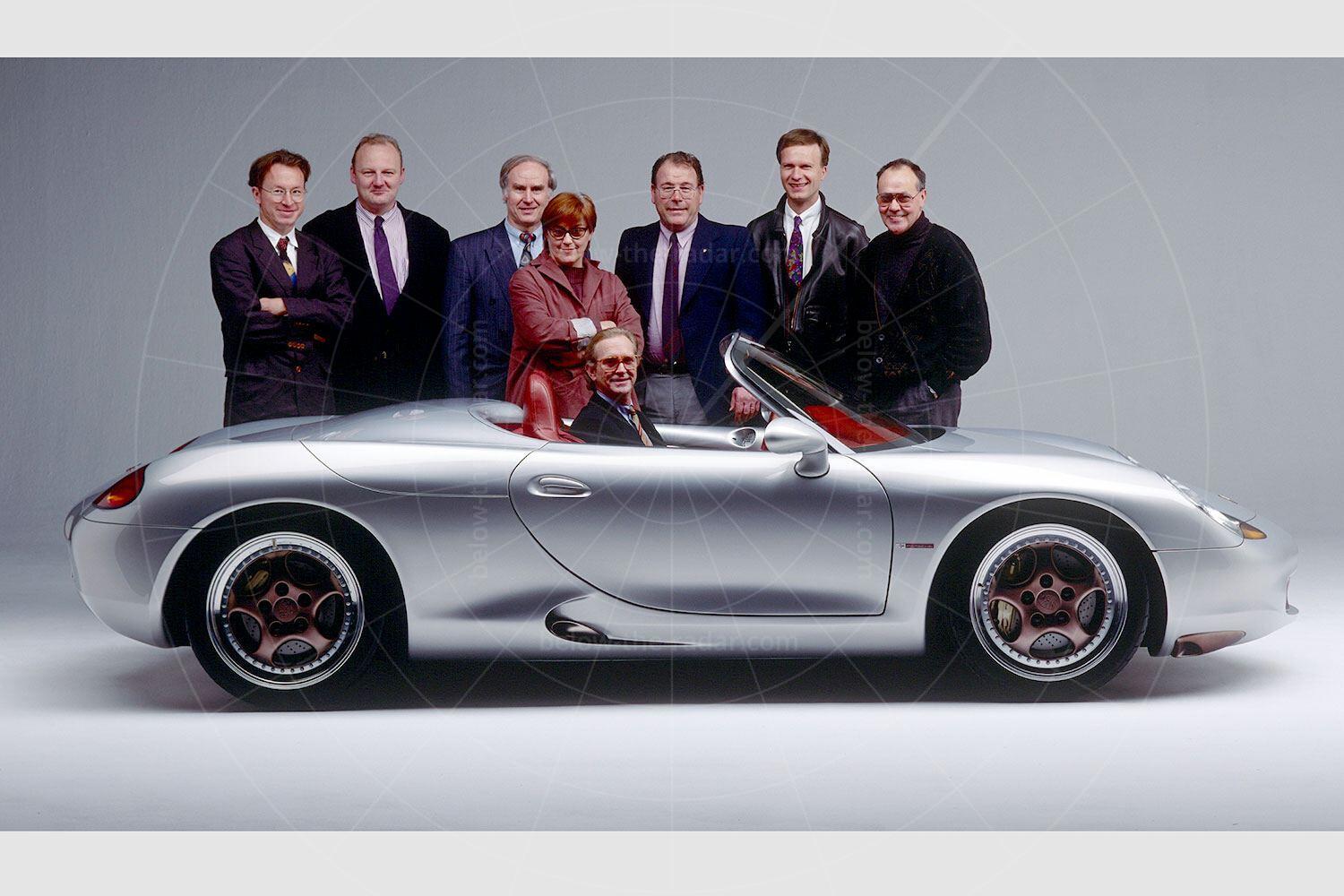 The design team behind the Porsche Boxster concept Pic: Porsche | The design team behind the Porsche Boxster concept