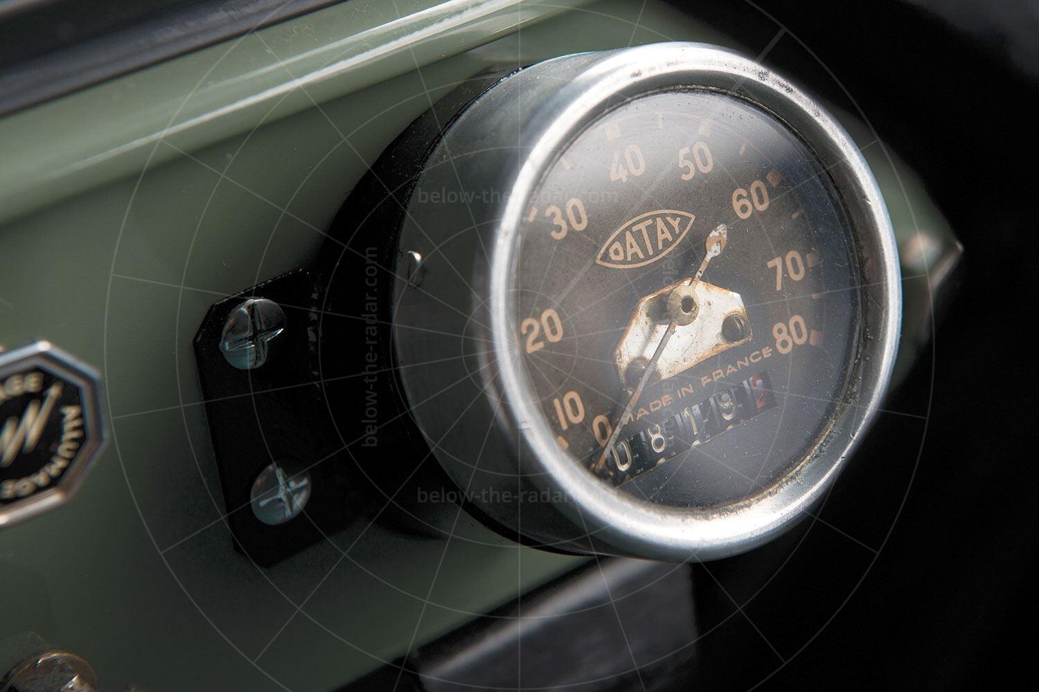 SIL Kover speedometer Pic: RM Sotheby's | SIL Kover speedometer