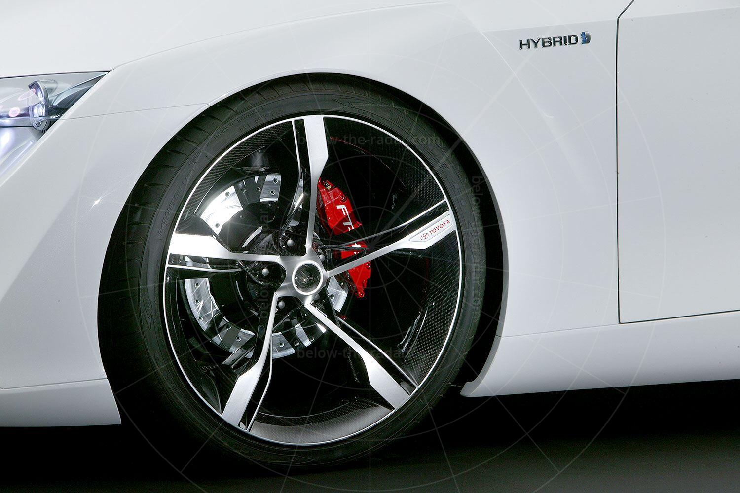 Toyota FT-HS concept front wheel Pic: Toyota | Toyota FT-HS concept front wheel