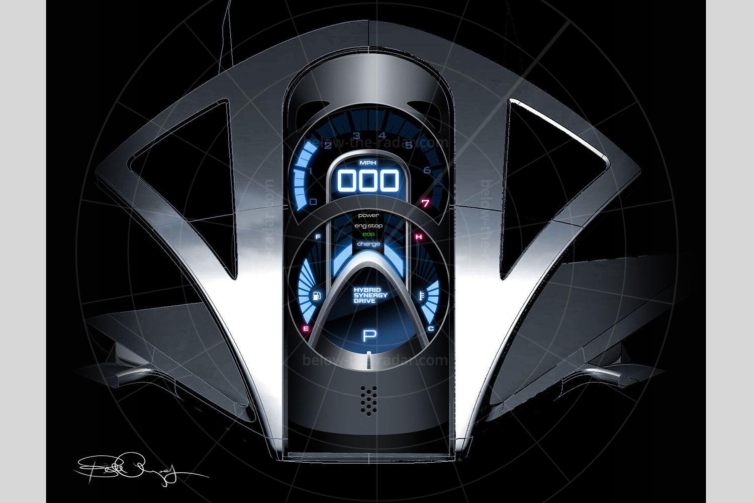 Toyota FT-HS concept instrumentation Pic: Toyota | Toyota FT-HS concept instrumentation