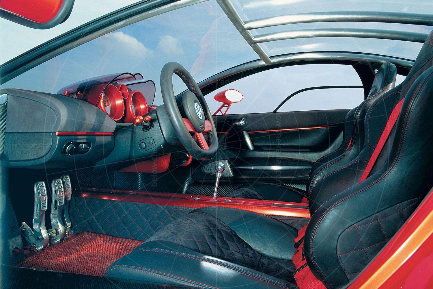 2001 Volkswagen W12 coupé interior Pic: Volkswagen | 2001 Volkswagen W12 coupé interior